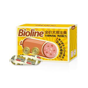 
Bioline dog full price staple meat sausage burdock duck Teddy Bichon Golden Retriever general nutritional high meat sausage