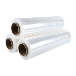 Transparent stretch film black blue industrial packaging film