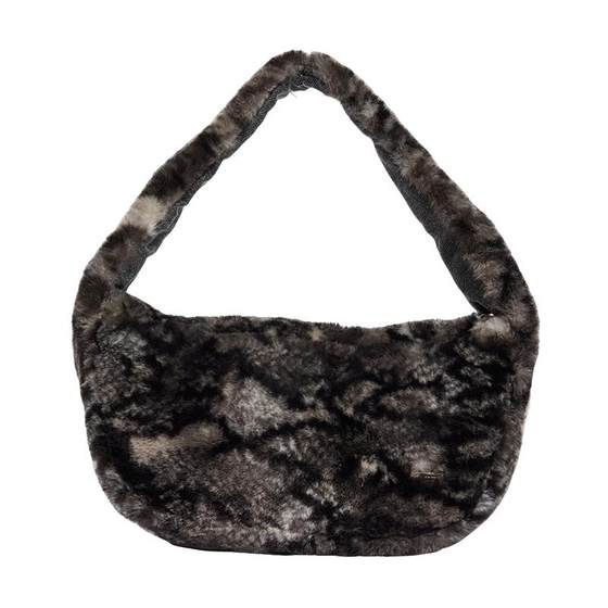 Snake print sports plush shoulder bag women's new adidas Adidas official clover JY2569