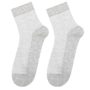 Langsha Socks Men's Antibacterial and Deodorant Pure Cotton Mid-Tube Socks Summer Thin Men's Socks Summer Mesh Socks Cotton Long Socks