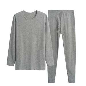 Three Gun Underwear Men's Autumn and Winter Thin Pure Slim Version Autumn Clothes and Autumn Pants Stretch Young Couples Warm Women's Suit