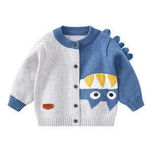 
Baby clothes, spring and autumn styles for baby boys, knitted cardigans, boys' long-sleeved tops, baby boys' spring sweaters, children's coats