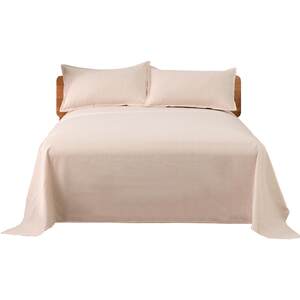 
Linen ~ old coarse cloth sheets, old-fashioned 1.5-meter bed, simple cotton and thickened three-piece set, simple cotton and linen, do not shift in autumn