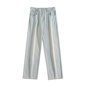 Goku available American retro foundation Make old straight jeans, men's street loose trend, wild wide -legged trousers
