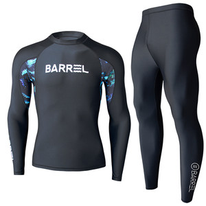 
Sun protection quick-drying swimsuit Professional surfing suit Men's split diving suit Long sleeve long trousers jellyfish suit Swimming suit Korea