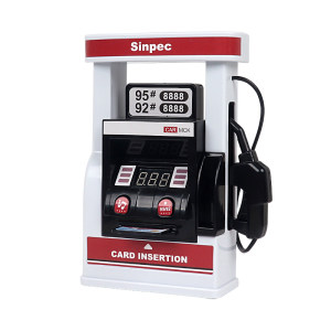 
Children's gas station toy model alloy car can sing gas station boy's parking lot play house