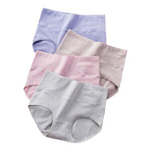 
Langsha women's underwear girls pure cotton high waist briefs women's sexy 2026 new large size pants
