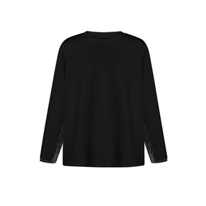 
No. 22 wear high-end fake two-piece spliced long-sleeved T-shirt for men in spring casual round neck inner layering shirt