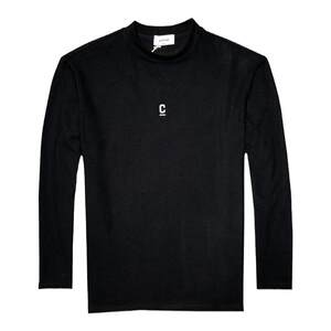 Hong Kong style embroidered German velvet long-sleeved T-shirt men's autumn and winter solid color half-high neck bottoming shirt casual thermal inner wear shirt