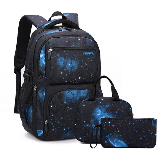 Boys Backpacks 3 Pieces Sets School Bags Large Size Bag For