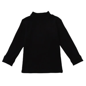 
Half turtleneck children's base layer boys' base layer autumn and winter type A pure cotton baby girl inner top long-sleeved T-shirt