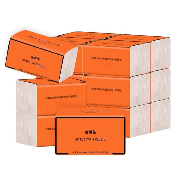 
Native wood pulp napkin wipe tissue not easy to lose shavings. Mother and baby suitable for hand wipes household tissue wipes.