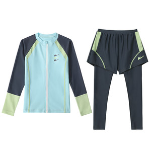 
Huili children's swimsuit boy split long sleeves trousers medium and big boys 2025 new sun protection swimsuit equipment