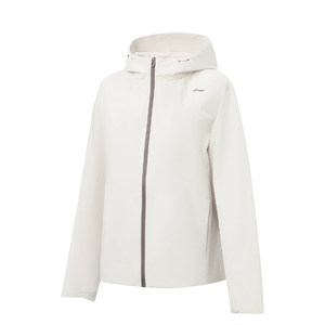 
Li Ning Jacket Women's Running Fitness 2026 New Hooded Windproof Spring Woven Sports Windbreaker AFDW102
