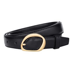 Woodpecker belt for women 2025 new style with jeans belt fashionable and versatile black ins women's model tk authentic