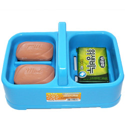 Large carved brand portable multi-layer Korean soap box with two or three layers