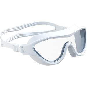 Keep swimming moster high -definition large frame waterproof fog anti -fog and myopia, swimming glasses, men's and women's professional diving swimming hat set