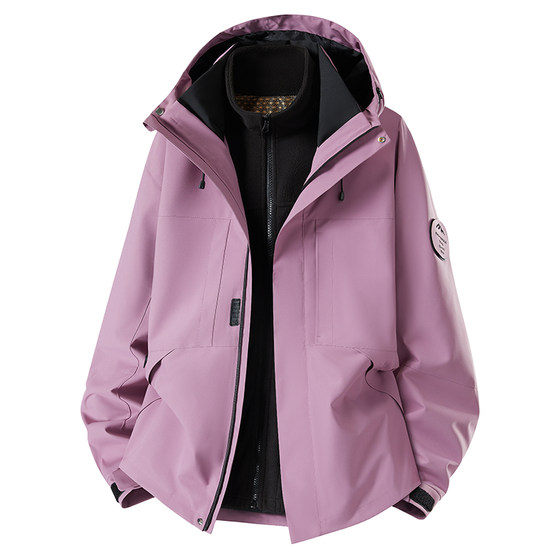 
Scarecrow Purple Jacket Women's 2026 New Autumn and Winter Outdoor Small Windproof Three-in-One Super Good-looking Jacket