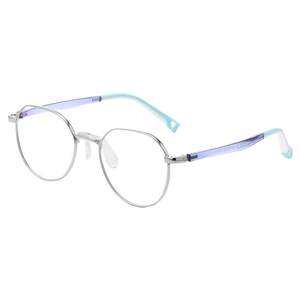 Myopia glasses Male students with small faces with glasses ultra -light pure titanium prevention and control lens young children's glasses framework women