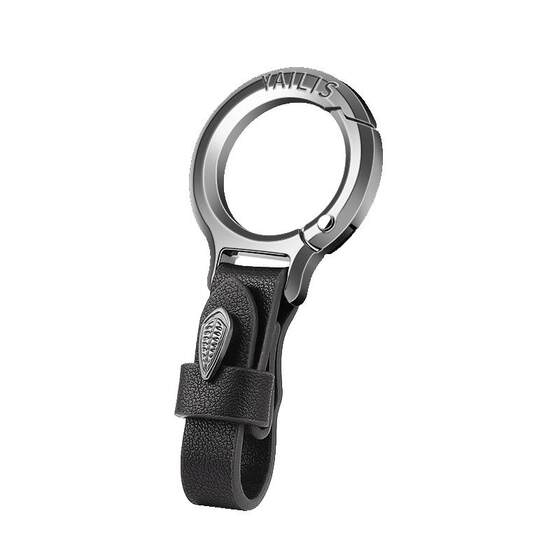 Car keychain men's pendant keys, zinc alloy lock buckle buckle waist ring ring ring ring personality creative simple customization
