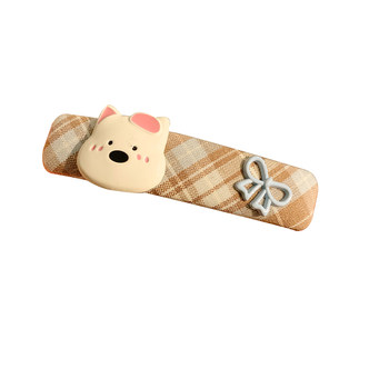 
Cute puppy bow fabric hair clip