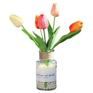 Car Tulip Bouquet INS Wind Automobile Center Console Fragrance Simulation Simulation Car Interior Decoration Products Net Red
