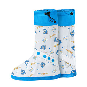 
Winter snowproof shoe covers for children, waterproof anti-slip rain shoe covers for primary school students, special rain boots for school, high-top snow equipment