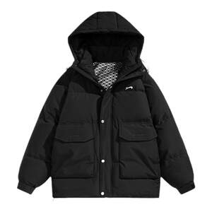 
Guirenniao Workwear Down Jacket Men's 2026 Winter Men's Thickened Warm Jacket Men's Winter Couple Cotton Jacket