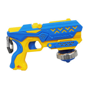 Light alloy gyro gun, children's rotating luminous gyro toy, battle gyro, boys' gun type firing combat disc