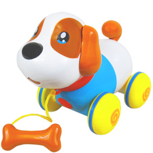 Children's toy dogs will be called electric puppy music line dog 1 year old 2 male girl baby puzzle gift