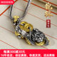 S925 gulifeng pund 貔貅ເງິນທີ່ບໍລິສຸດ pendant pendant ຂອງຜູ້ຊາຍລົດຍົນທີ່ມີຄວາມຄິດສ້າງສັນ