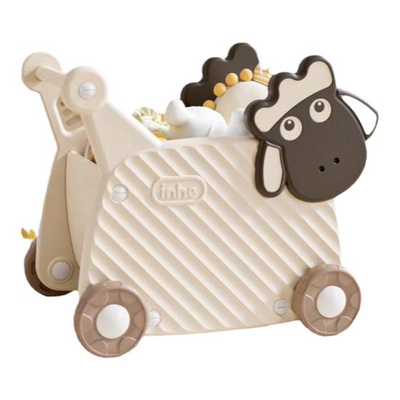 
Bobo Sheep Cart Snack Storage Cart Children's Toy Storage Rack Storage Box Large Capacity Baby Storage Rack