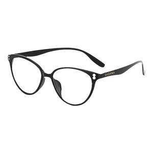 
[Free matching degree] Sagawa One-scene Four-Use Fashion Cat Eye Anti-Blue Light Glasses Women Literary TR Glasses Frame Men