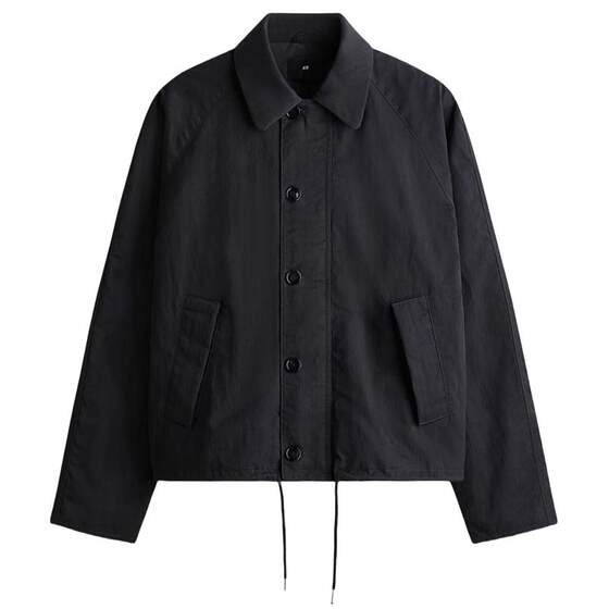 
HM men's cotton coat winter quilted warm casual outdoor twill jacket cotton coat 1295929