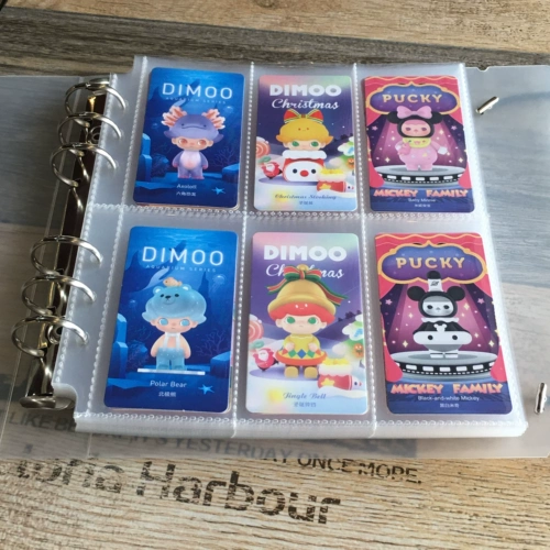 Bubble Mate Mate Blind Card Книга хранения карты Dimoo Molly Molly Identity Card Card Card 6 Start