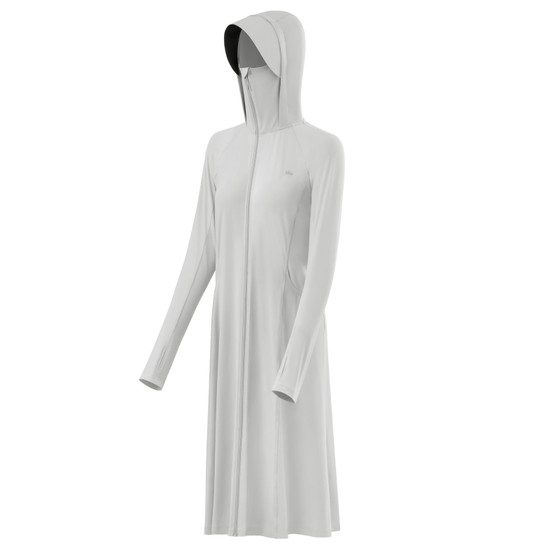 Long sun protection clothes under banana women's summer breathable ice silk cool sun protection skirt UV jacket full body sun protection clothes