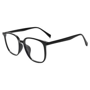 
Black frame myopia glasses for women can be matched with a degree of no makeup artifact large frame to make them look slim and anti-blue light eyes flat-gloss men