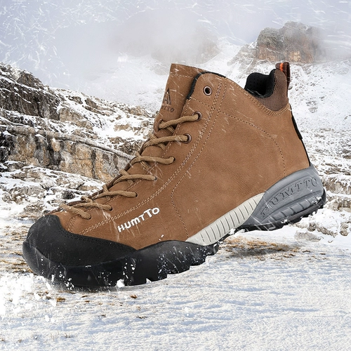 Альпинистская зимняя удерживающая тепло износостойкая нескользящая высокая обувь для влюбленных подходит для пеших прогулок