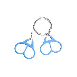 Steel saw with long -line sawing hand hand pulling rope sawing the survivor equipment in the field of outdoor field.