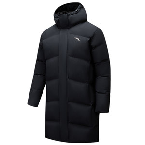 
ANTA Down Jacket Mid-Length Jacket Plus Velvet 2026 New Winter Men's Windproof Thickened Water-Repellent Sportswear