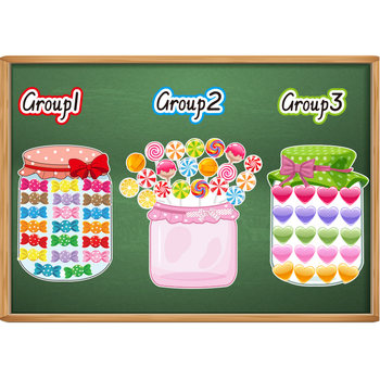 
Lollipop jar reward mechanism magnetic blackboard stickers