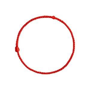 The lucky year of the fate, the young red rope bracelet, the girl's polarized couple red hand -woven rope foot chain female woven hand rope
