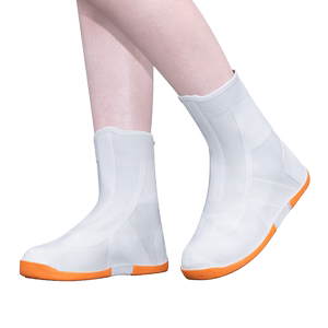 Rain shoe case outside waterproof anti -skids Dowager men's thick wear -resistant women's silicone rain boots adult waterproof shoe covers
