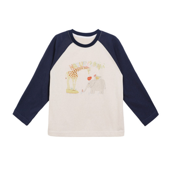 
Little O Dad Baby Boy Baby Summer T-Shirt Long Sleeve Thin Section 2026 New Baby Breathable Sunscreen Parent-Child Blouse