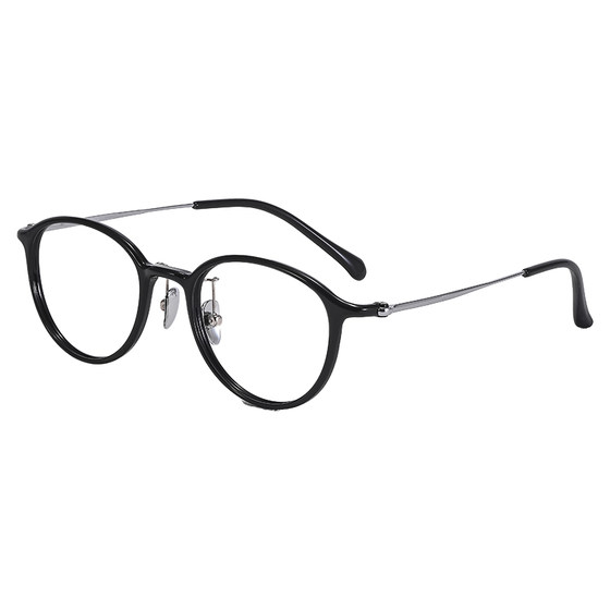 
Height special glasses frame, ultra-light pure titanium round frame, small face, small frame, trendy women can be equipped with prescription Danyang glasses