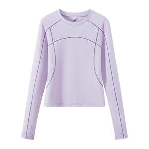 
Baleno S/K series quick-drying long-sleeved T-shirt for women spring and summer new outdoor hiking sweat-absorbent breathable sports top N