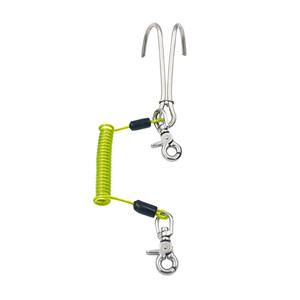 
TOOKE Dual-headed flow hook for submersible spring 316 stainless steel flow hook for corrosion resistance for submersible special corrosion resistance