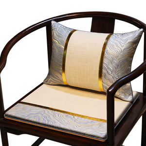 Chinese -style mahogany sofa cushion chair cushion latex solid wood circle chair chair cushion tea table chair chair seat cushion stool cushion