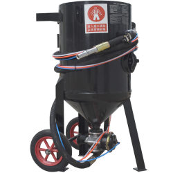 Mobile Sandblasting Machine Small Rust Removal Outdoor High Pressure Wanchuan