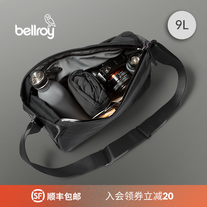 Bellroy澳洲Venture Sling 9L探险家胸包大容量时尚单肩斜挎包